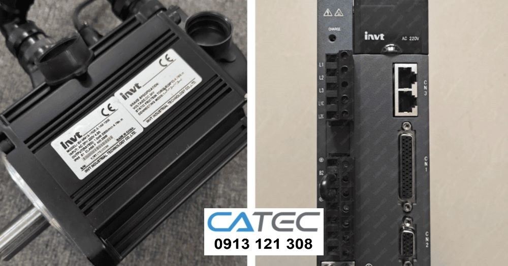 Catec chuyên sửa servo hãng INVT hư hỏng Motor | kỹ sư 12 năm kinh nghiệm