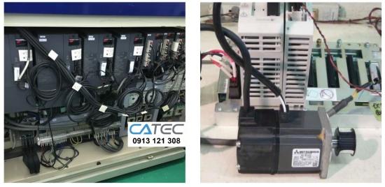 Sửa servo MITSUBISHI báo lỗi thay linh kiện chính hãng | kiểm tra lỗi miễn phí