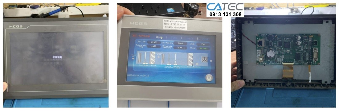 Dịch vụ thay thế tấm LCD mới 100% cho màn hình HMI MCGS, sửa HMI MCGS nhanh hết lỗi
