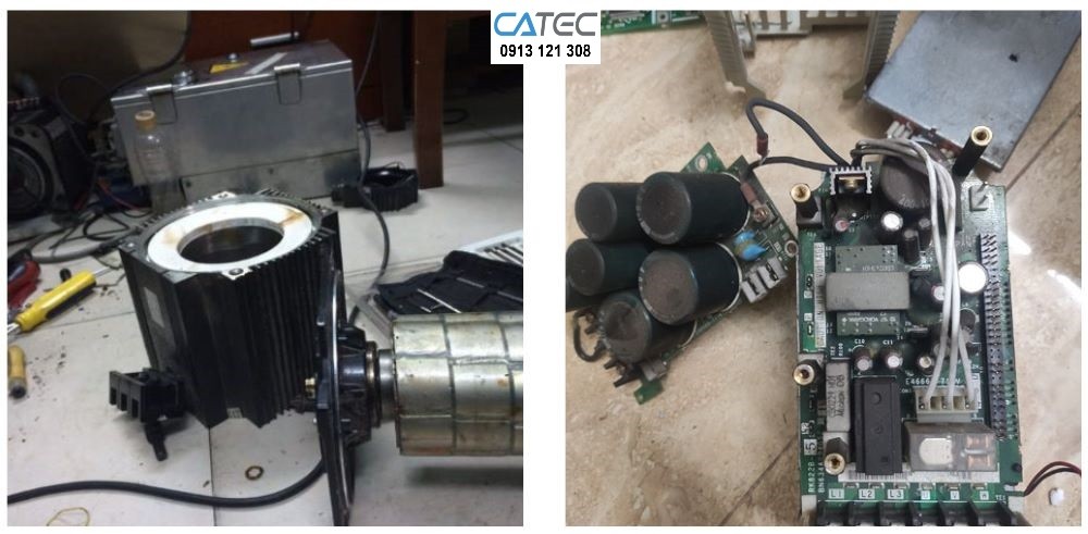 Chuyên Gia Sửa Servo Yaskawa Báo Lỗi 7Ab: Thay Thế Encoder, Sửa Nguội, Chạy Tải Ổn Định