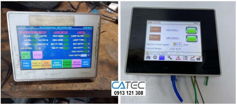 Dịch vụ thay tấm cảm ứng màn hình HMI Uniop Etop, sửa LCD màn hình Uniop Etop lấy gấp