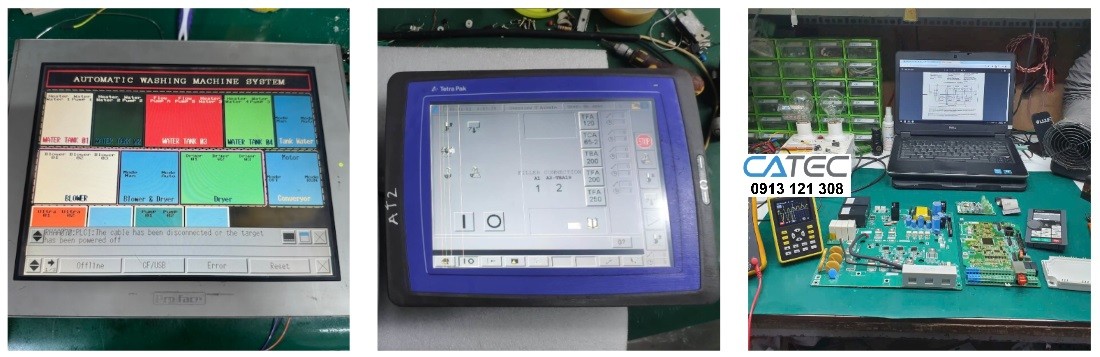 dịch vụ sửa màn hình HMI Uy tín tại Catec