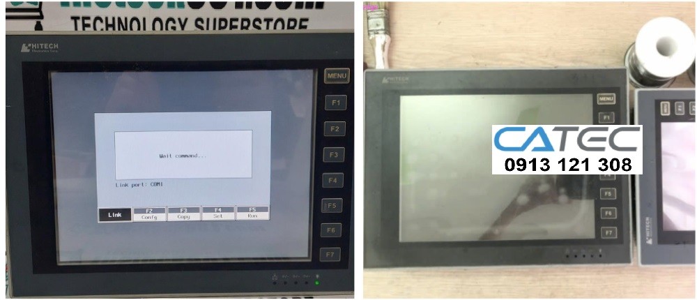 Nhận sửa chữa và bảo hành Màn hình HMI Hitech hư CPU, lỗi không lên đè, không lên hình