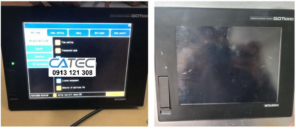 Sửa màn hình HMI Mitsubishi  – thay cảm ứng & thay LCD màn hình HMI Mitsubishi bảo hành 6 tháng