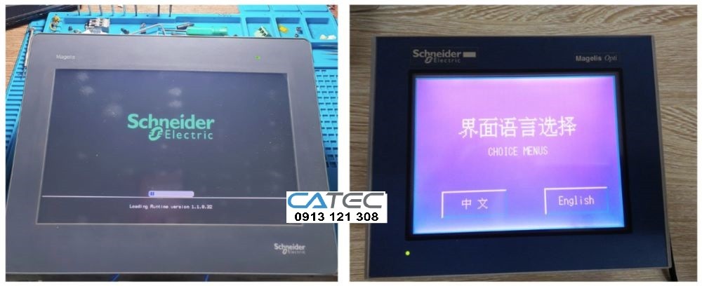Thay LCD màn hình Schneider, Sửa chữa HMi Schneider giá rẻ, thay cảm ứng màn hình Schneider với linh kiện chính hãng
