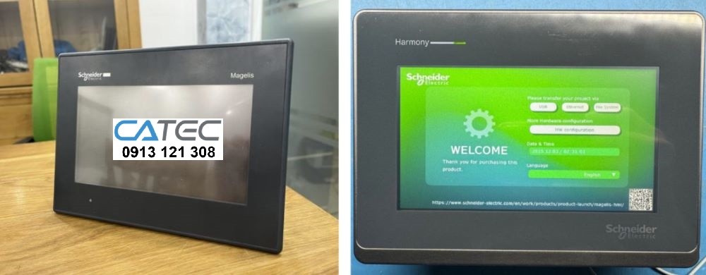 Thay LCD màn hình Schneider, Sửa chữa HMi Schneider giá rẻ, thay cảm ứng màn hình Schneider với linh kiện chính hãng