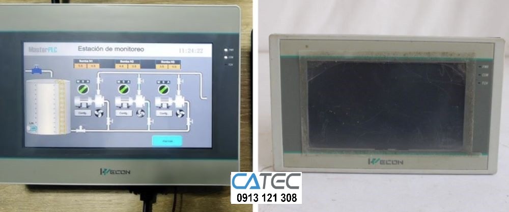 Sửa màn hình HMI Wecon  – thay cảm ứng & thay LCD màn hình HMI Wecon bảo hành 6 tháng