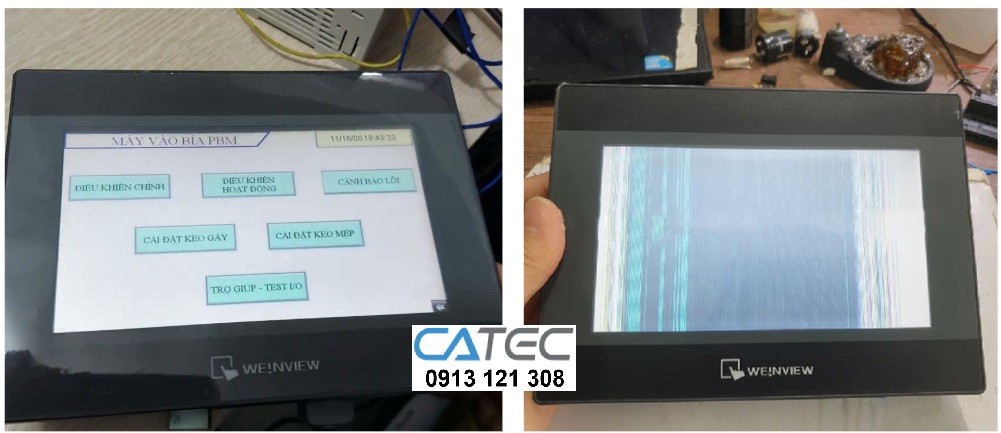 Sửa màn hình HMI Weinview – thay cảm ứng & thay LCD màn hình HMI Weinview bảo hành 6 tháng