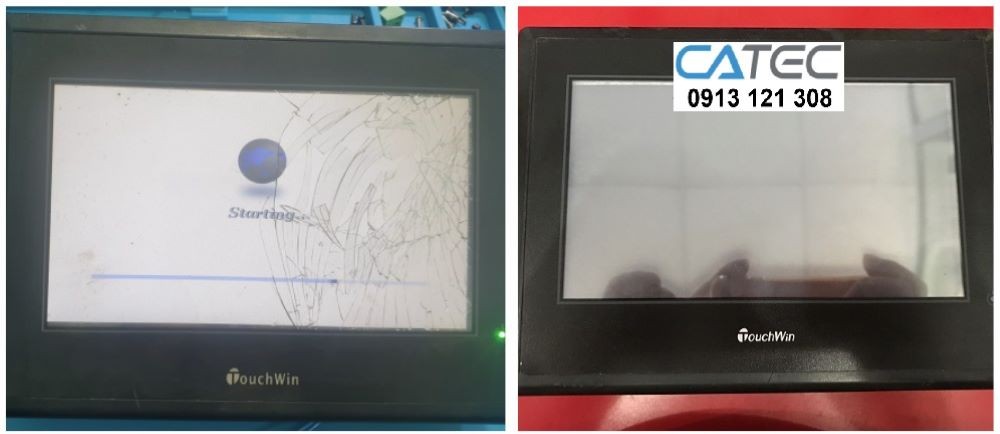Sửa màn hình HMI Xinje Touchwin  – thay cảm ứng & thay LCD màn hình HMI Xinje Touchwin bảo hành 6 tháng