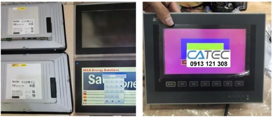 Trung tâm chyên sửa màn hình Hitech hiển thị sọc, thay mới tầm LCD cho màn hình HMI Hitech hiển thị mờ