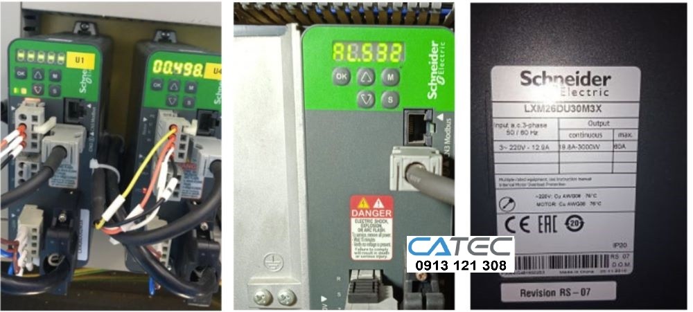 Sửa chữa servo Schneider với linh kiện chính hãng 100%