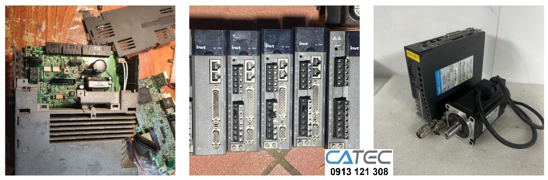 Sửa chữa AC servo INVT Mô Tơ Chạy Bị dật rung lắc Báo Lỗi