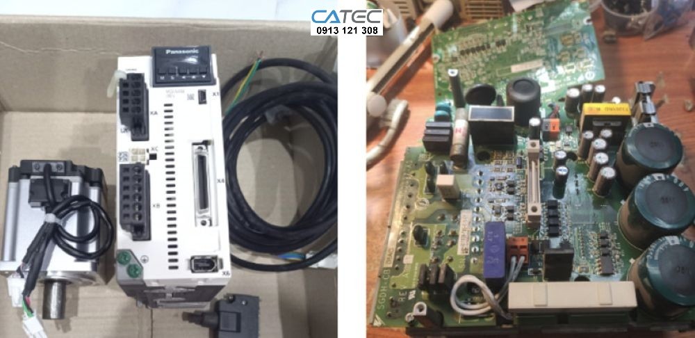 Bảo hành, sửa motor servo Panasonic, chuyên thay encoder cho động cơ servo Panasonic tận nơi cam kết giá tốt