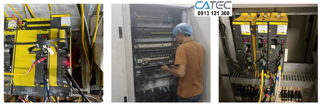 Bảo hành và sửa chữa motor servo Fanuc & Driver servo Fanuc, dịch vụ sửa servo Fanuc uy tín toàn quốc