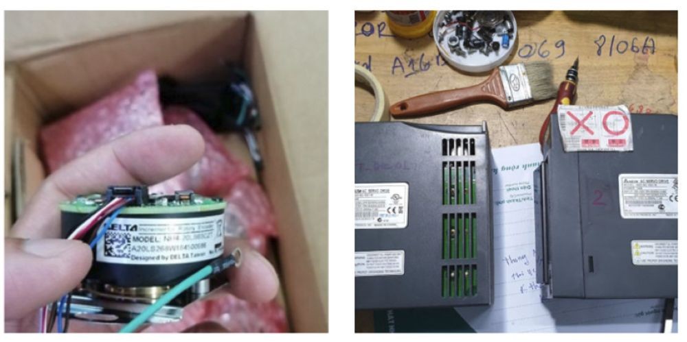 Bảng mã lỗi AC servo Delta xử lí lối gấp trong ngày