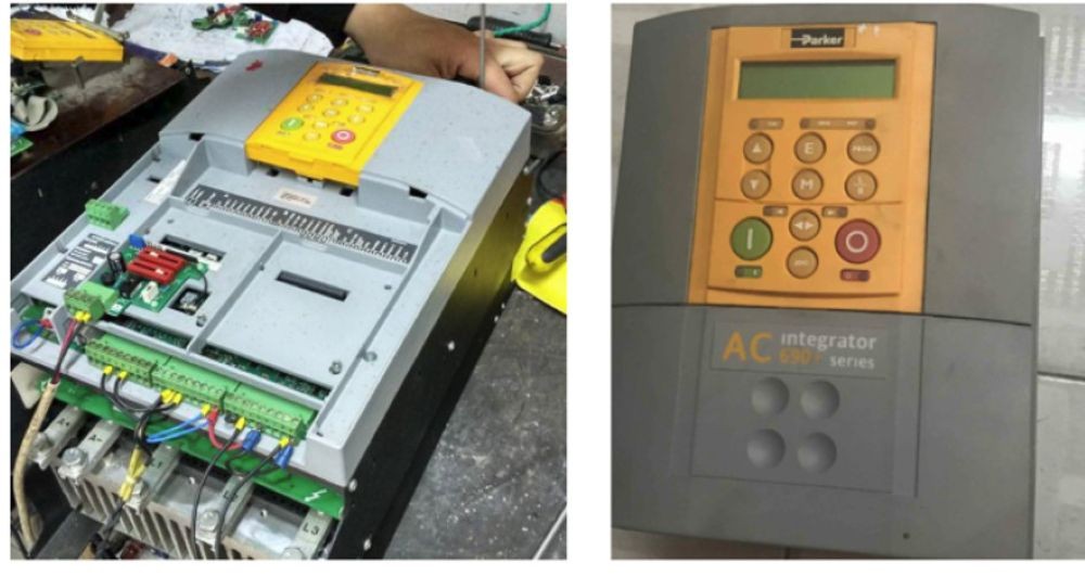 Catec Automation là một trong những Công Ty có đội ngũ chuyên môn kỹ thuật với tay nghề cao, được huấn luyện chuyên nghiệp và có nhiều năm kinh nghiệm trong lĩnh vực tự động hóa. Chúng tôi đã khắc phục cho nhiều khách hàng gặp tìn trạng hư hỏng biến tần PARKER trong hệ thống như báo lỗi quá dòng - quá tải - quá-áp - quá nhiệt, hư nguồn, biến tần chạy nóng motor, hư hỏng board mạch, chết IGBT, cháy nổ,...ở TP HCM và một số tỉnh lân cận như Đồng Nai, Bình Dương, Bình Phước, Long An, Tây Ninh,..Bên cạnh đó chúng tôi luôn hổ trợ quý khách hàng 24/7 thông qua hotline: 0913 121 308 để được tư vấn một cách tốt nhất. Các lỗi hư hỏng thường gặp trên biến tần PARKER Với kinh nghiệm thực tế và sửa chữa biến tần PARKER cho hàng trăm khách hàng, CATEC nhận thấy các hư hỏng phổ biến của biến tần PARKER như sau: · Biến tần không lên nguồn. · Màn hình chập chờn, hoặc không hiển thị. · Motor chạy giật, quay sai chiều hoặc tốc độ không đúng. · Sửa chữa biến tần PARKER lỗi Biến tần không có điện áp ra, hoặc điện áp ngõ ra các pha không đều. · Dòng điện 3 pha ngõ ra motor không cân bằng, motor bị nóng. · Khắc phục lỗi Biến tần PARKER tự chạy khi chưa có lệnh điều khiển. · Sửa chữa biến tần PARKER lỗi Biến tần đang chạy bị dừng đột ngột mặc dù chưa có lệnh dừng. · Biến tần không hiển thị lỗi nhưng motor không chạy. · Sửa chữa biến tần PARKER bị sét đánh, chạm chập, hư hỏng linh kiện, module công suất IGBT, cầu diode chỉnh lưu, hỏng tụ nguồn, quạt tản nhiệt không hoạt động. · Lỗi truyền thông (RS485, Modbus, Profibus), không nhận tín hiệu điều khiển từ PLC/HMI. · Lỗi bo điều khiển (control board), hư bo chính (mainboard), bo kích (driver board)…Hỏng điện trở thắng, lỗi mạch hãm DC. · Biến tần bị ảnh hưởng do môi trường ẩm, quá nóng, bụi bẩn, côn trùng. · Sửa chữa biến tần PARKER cho các nhà máy bia, nhà máy sản xuất giấy · Sửa chữa biến tần PARKER cho các trạm bơm thoát nước, xử lý nước thải · Sửa chữa biến tần PARKER cho các nhà máy dệt · Sửa chữa biến tần PARKER cho các hệ thống thông gió nhà máy, tòa nhà · Sửa chữa biến tần PARKER cho máy nén khí · Sửa chữa biến tần PARKER cho các nhà máy khai thác khoáng sản, máy công trình, giàn khoan · Sửa chữa biến tần PARKER cho hệ thống khuấy sơn, trộn bê tông, mài đá, trộn khuấy hóa chất · Sửa chữa biến tần PARKER dùng điều khiển trục chính trong máy phay tiện CNC, máy đột dập CNC · Sửa chữa biến tần PARKER cho hệ thống cẩu trục, vận thăng · Sửa chữa biến tần PARKER lỗi Màn hình LCD tối đen, không hiển thị do chết nguồn, chết công suất hay lỗi board MMIO, màn hình lỗi..biến tần bị sét đánh, cháy mạch, Biến tần lỗi bật 1 lúc lâu mới lên · Biến tần chạy được khoảng thời gian ngắn thì dừng tắt nguồn hoặc báo lỗi không chạy được · Biến tần cài đặt nhưng không lưu tắt đi bật lại không chạy được, Các lỗi do cài đặt, mất chương trình trong vỉ vi điều khiển… Các linh kiện sửa chữa biến tần PARKER phổ biến CATEC sửa chữa, thay thế các linh kiện chính hãng biến tần PARKER , đảm bảo hiệu suất và độ bền: · Module công suất: cầu diode chỉnh lưu (Rectifier module), khối công suất nghịch lưu IGBT (Inverter IGBT module). · Linh kiện bảo vệ: Cầu chì (fuse), điện trở thắng (braking resistor), điện trở mồi (Start resistor). · Tụ nguồn (DC power capacitor). · Board mạch: Mạch điều khiển (Control board), Mạch điều khiển nguồn công suất (Power board), Mạch kích công suất (Gate drive board), Mạch giao tiếp truyền thông (Communication board), card PG. · Quạt làm mát, cảm biến nhiệt, biến dòng CT… Câu hỏi thường gặp sửa biến tần PARKER 1. Khi nào cần sửa biến tần PARKER? Khi biến tần không lên nguồn, báo lỗi liên tục, chạy rung giật, quá nhiệt hoặc tự ngắt khi có tải. 2. Reset chạy lại được có cần sửa không? Nếu lỗi lặp lại nhiều lần, nên sửa sớm để tránh hỏng nặng linh kiện công suất. 3. Sửa biến tần PARKER có bền không? Nếu sửa đúng nguyên nhân và cài đặt chuẩn thông số, biến tần vẫn chạy ổn định lâu dài. 4. Có nên tự sửa biến tần PARKER không? Không nên. Dễ gây hỏng nặng hơn và mất an toàn. 5. Thời gian sửa mất bao lâu? Tùy mức độ hư hỏng, sau kiểm tra sẽ báo cụ thể. 6. Chi phí sửa tính thế nào? Phụ thuộc công suất, lỗi và linh kiện cần thay. 7. Sau sửa có cần cài lại thông số không? Có. Việc cài đặt lại giúp biến tần PARKER chạy ổn định, hạn chế tái lỗi. 8. Biến tần PARKER đã sửa nhiều lần còn sửa được không? Nhiều trường hợp vẫn sửa được, cần kiểm tra thực tế. 9. Có hỗ trợ sau sửa không? Có hỗ trợ kỹ thuật, lắp đặt và chạy thử khi cần. 10. Khi nào nên thay mới biến tần PARKER? Khi hư hỏng quá nặng hoặc chi phí sửa không còn hiệu quả. Chi phí sửa biến tần PARKER bao nhiêu? Chi phí sửa biến tần PARKER không có mức giá cố định, vì phụ thuộc vào nhiều yếu tố khác nhau. Mỗi biến tần sẽ có tình trạng hư hỏng, công suất và mức độ phức tạp riêng, do đó cần kiểm tra thực tế mới có thể đánh giá chính xác. Các yếu tố ảnh hưởng đến chi phí sửa biến tần PARKER gồm: · Công suất biến tần PARKER: công suất càng lớn, linh kiện và thời gian sửa càng nhiều · Mức độ hư hỏng: lỗi nhẹ, lỗi nặng hay hư hỏng lan sang nhiều bo mạch · Linh kiện cần thay thế: bo nguồn, bo điều khiển, IGBT, tụ DC, quạt làm mát · Tình trạng sửa chữa trước đó: biến tần đã sửa nhiều lần thường cần xử lý kỹ hơn · Yêu cầu test tải và hỗ trợ lắp đặt sau sửa Trước khi tiến hành sửa chữa, biến tần PARKER sẽ được kiểm tra, xác định lỗi và tư vấn phương án xử lý phù hợp. Chỉ khi khách hàng đồng ý với phương án sửa chữa thì kỹ sư mới tiến hành thực hiện. Việc sửa đúng nguyên nhân, kiểm tra kỹ và cài đặt lại thông số sau sửa giúp tiết kiệm chi phí lâu dài và hạn chế tái lỗi trong quá trình vận hành. Câu hỏi thường gặp sửa biến tần PARKER 1. Khi nào cần sửa biến tần PARKER? Khi biến tần không lên nguồn, báo lỗi liên tục, chạy rung giật, quá nhiệt hoặc tự ngắt khi có tải. 2. Reset biến tần PARKER chạy lại được có cần sửa không? Nếu lỗi lặp lại nhiều lần, nên sửa sớm để tránh hỏng nặng linh kiện công suất. 3. Sửa biến tần PARKER có bền không? Nếu sửa đúng nguyên nhân và cài đặt chuẩn thông số, biến tần vẫn chạy ổn định lâu dài. 4. Có nên tự sửa biến tần PARKER không? Không nên. Dễ gây hỏng nặng hơn và mất an toàn. 5. Thời gian sửa mất bao lâu? Tùy mức độ hư hỏng, sau kiểm tra sẽ báo cụ thể. 6. Chi phí sửa biến tần PARKER tính thế nào? Phụ thuộc công suất, lỗi và linh kiện cần thay. 7. Sau sửa có cần cài lại thông số không? Có. Việc cài đặt lại giúp biến tần chạy ổn định, hạn chế tái lỗi. 8. Biến tần đã sửa nhiều lần còn sửa được không? Nhiều trường hợp vẫn sửa được, cần kiểm tra thực tế. 9. Có hỗ trợ sau sửa không? Có hỗ trợ kỹ thuật, lắp đặt và chạy thử khi cần. 10. Khi nào nên thay mới? Khi hư hỏng quá nặng hoặc chi phí sửa không còn hiệu quả.