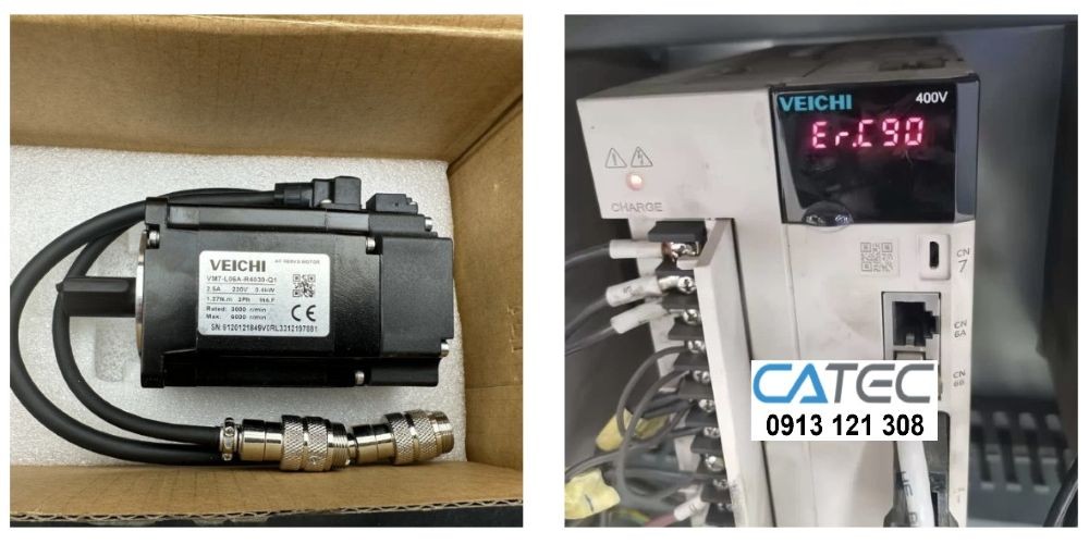 Chuyên gia sửa chữa AC Servo Veichi báo lỗi, nguồn không lên, Servo không chạy