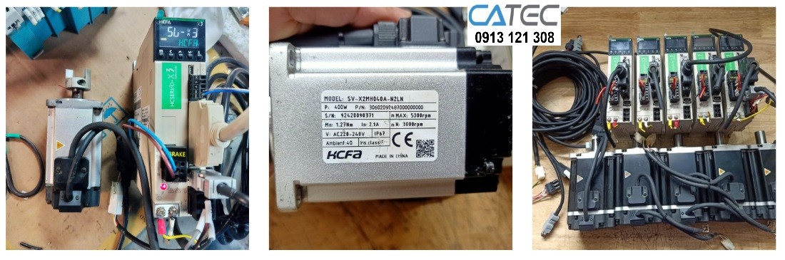 Công ty chuyên nhận Sửa chữa Servo motor HCFA lỗi encoder, lỗi kẹt tải bể bạc đạn hư thắng