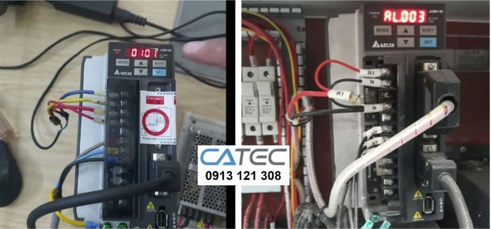 Chuyên gia sửa chữa AC Servo Delta báo lỗi, nguồn không lên, Servo không chạy