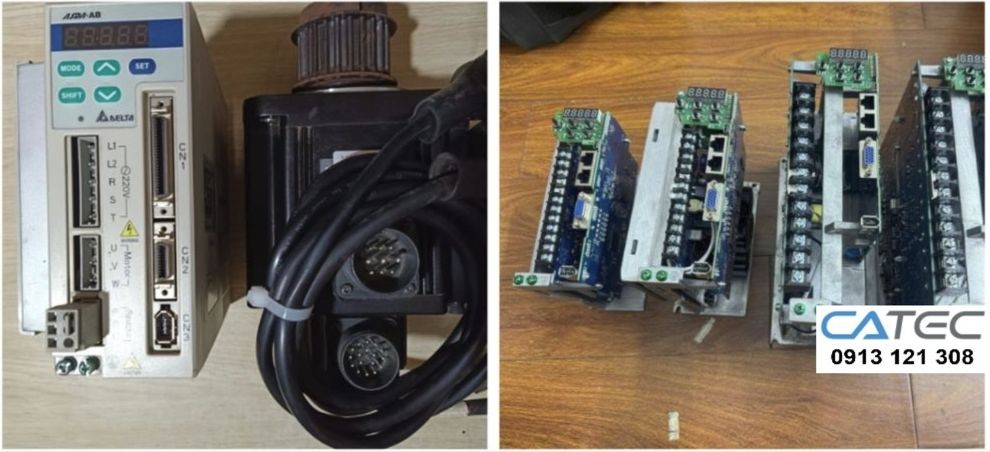 Sửa Lấy Ngay Servo Delta Không Lên Nguồn, Không Lên Hình, Thay Linh Kiện Chính Hãng