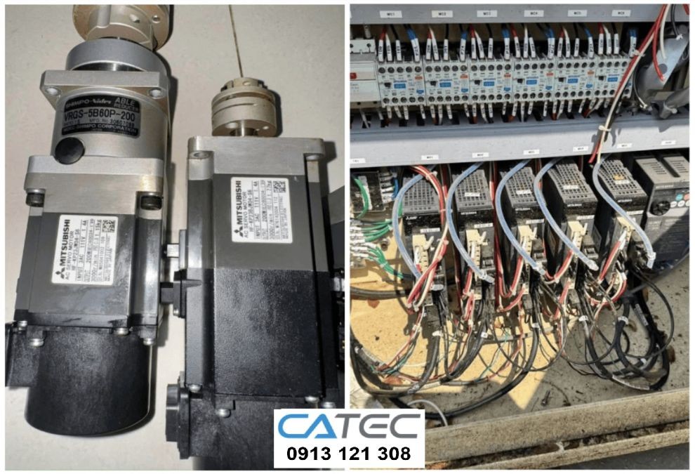 Công ty chuyên nhận Sửa chữa Servo motor Mitsubishi lỗi encoder, lỗi kẹt tải bể bạc đạn hư thắng