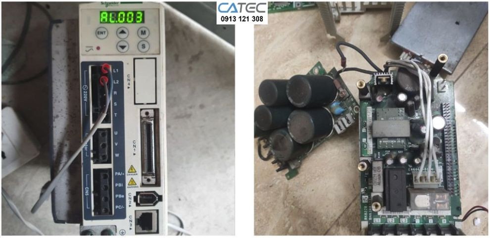 Trung Tâm Uy Tín Sửa Chữa AC Servo Schneider – Khắc Phục Mô Tơ Chạy Bị Giật, Rung Lắc, Báo Lỗi