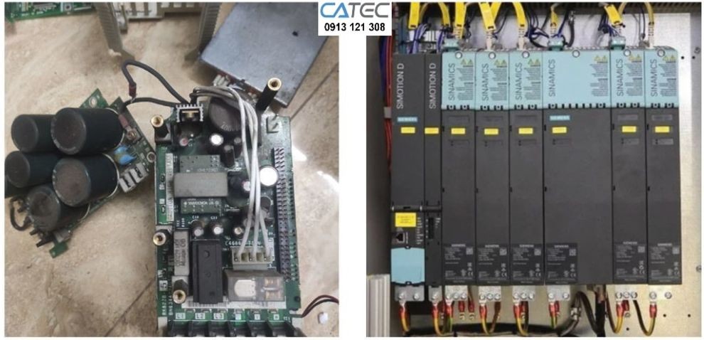 Chuyên gia sửa chữa AC Servo Siemens báo lỗi, nguồn không lên, Servo không chạy