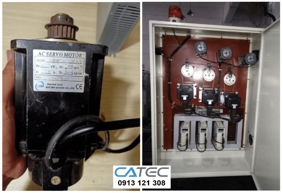 Công ty chuyên nhận Sửa chữa Servo motor Teco lỗi encoder, lỗi kẹt tải bể bạc đạn hư thắng