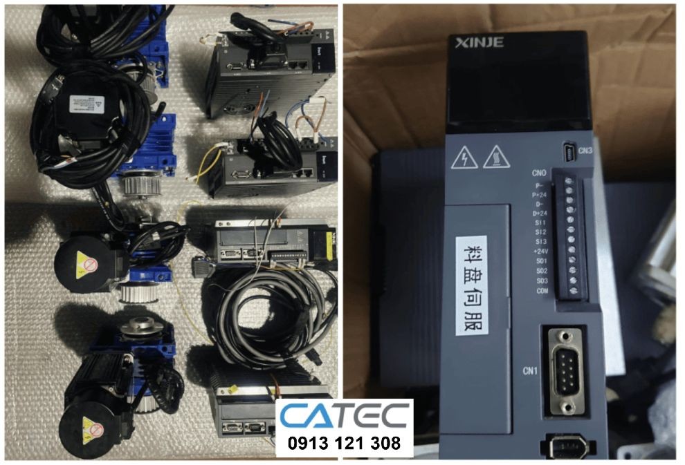 Sửa Lấy Ngay Servo Xinje Không Lên Nguồn, Không Lên Hình, Thay Linh Kiện Chính Hãng